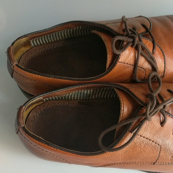 Johnston & Murphy 11m tan mens dress shoe - Picture 5 of 6